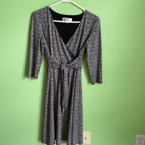 Wrap style dress